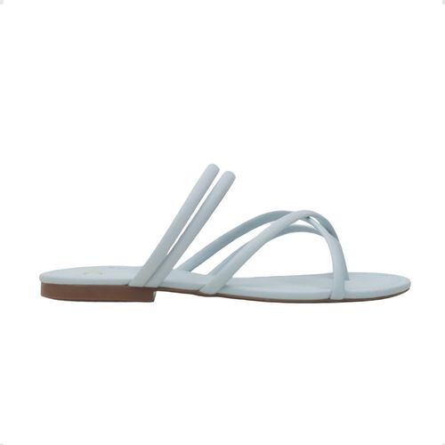 Rasteira Flat Dm Eterna Pastel Blue