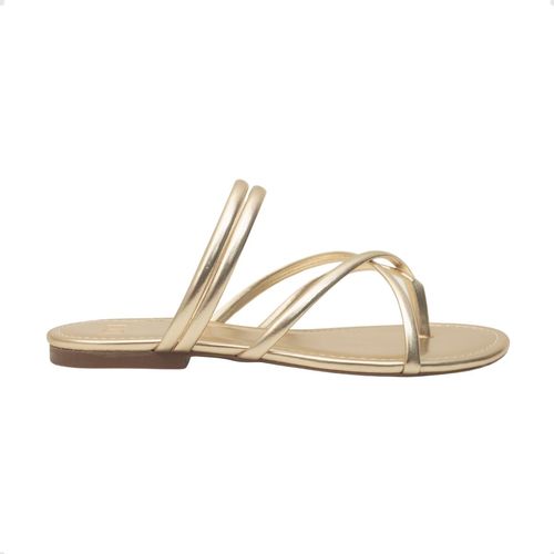Rasteira Flat Dm Eterna Dourada