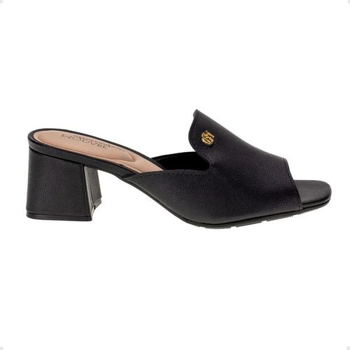 Tamanco Feminino Salto Médio Grosso Modare Preto