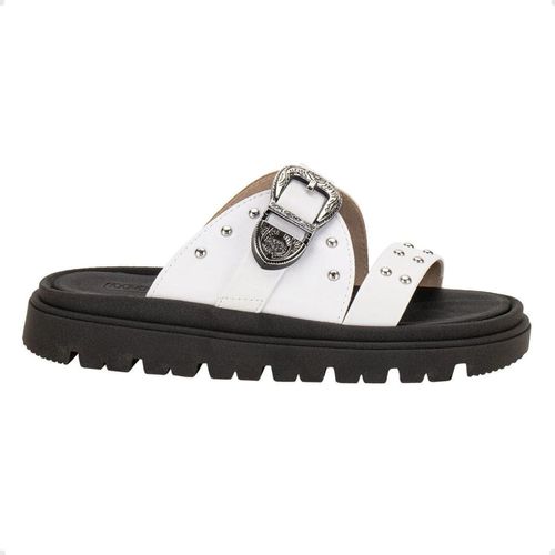 Tamanco Feminino Papete Moleca Branco E Preto