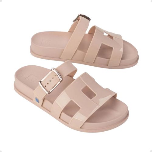 Tamanco Feminino Papete Zaxy Nude