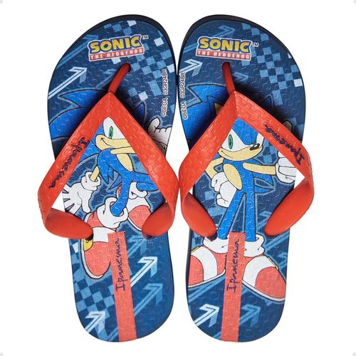 Chinelo Infantil Dedo Grendene Sonic Azul