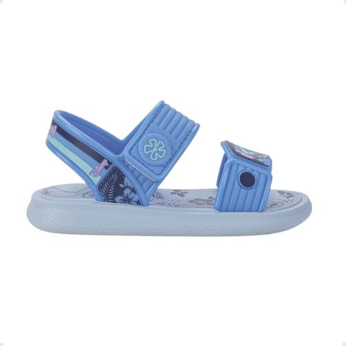 Sandália Infantil Papete Grendene Disney Stitch Mochila Azul