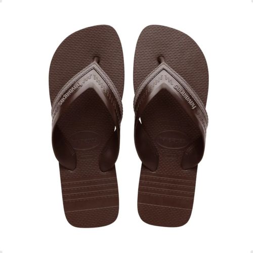 Chinelo Masculino Dedo Havaianas Hybrid City Marrom