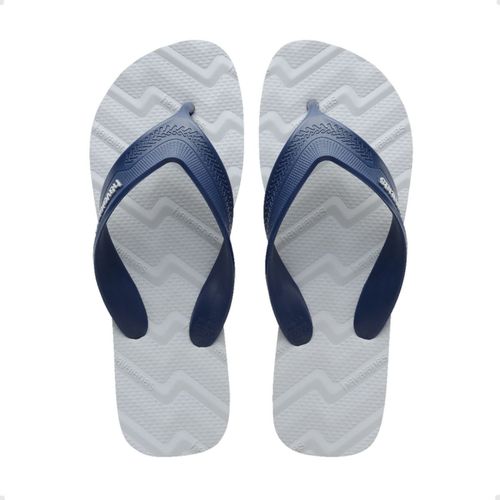 Chinelo Masculino Dedo Havaianas Track Waves Fc Cinza