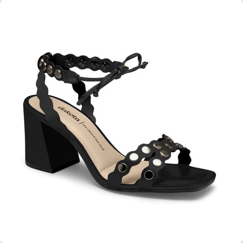 Sandalia Fem Salto Medio Grosso Dakota  Y7292-0004