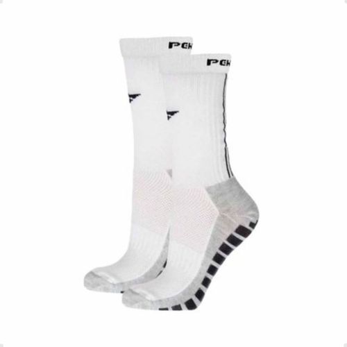 Meião Masculino Futebol Penalty Grip Branco
