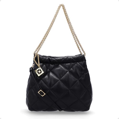 Bolsa Feminina Hobo Média Luz Da Lua Preta