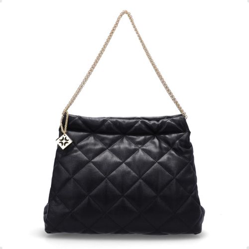 Bolsa Feminina Hobo Grande Luz Da Lua Preta