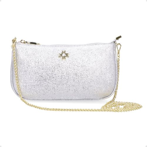 Bolsa Feminina Tiracolo Pequena Luz Da Lua Prata