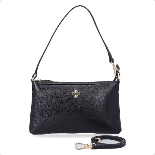 Bolsa Feminina Tiracolo Pequena Luz Da Lua Preta