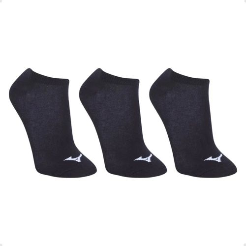 Kit Meia Masculino Sapatilha Mizuno Trimiz Preto