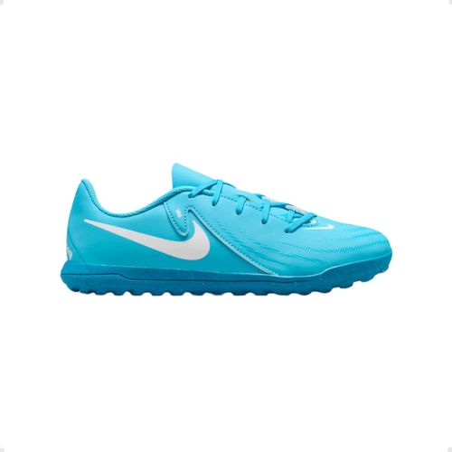 Chuteira Society Infantil Nike Phantom Gx Ii Club Tf Azul