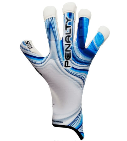 Luva Esportiva Goleiro Penalty Delta  3d Pro Azul E Branco