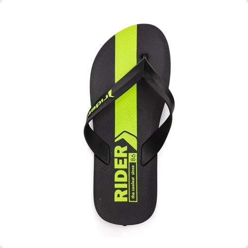 Chinelo Masculino Dedo Rider Feel Urban Preto E Verde