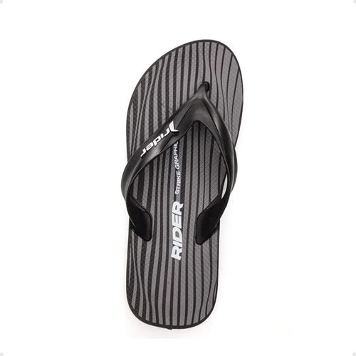 Chinelo Masculino Dedo Rider Strike Graphics Preto