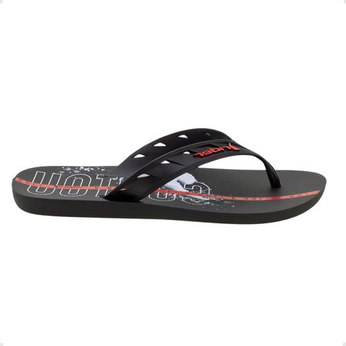 Chinelo Masculino Dedo Rider Ole Preto E Vermelho