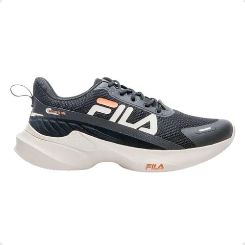 Tênis Running Feminino Fila Progress Lite Preto E Cobre