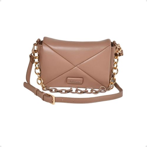 Bolsa Feminina Tiracolo Matelassê Via Marte Bege