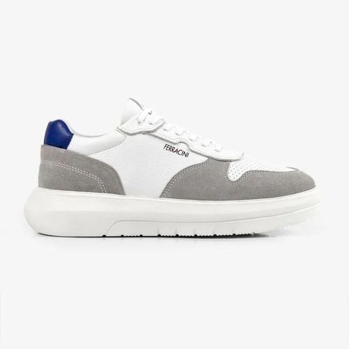 Sapatênis Masculino Ferracini Energy Branco E Cinza