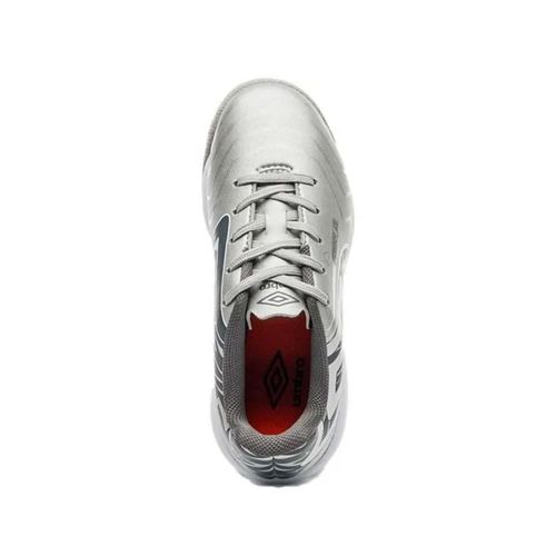 Chuteira Indoor Infantil Umbro Pro 5 Jr Cinza