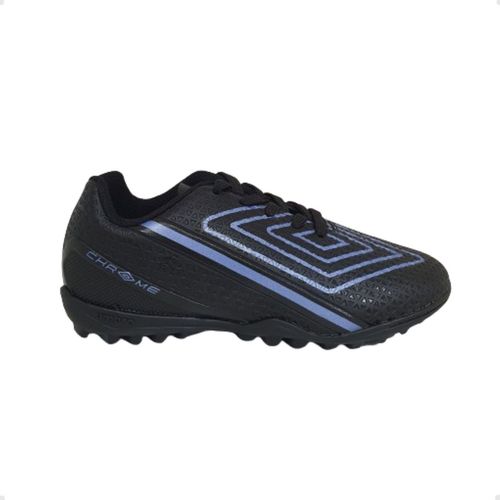 Chuteira Society Infantil Umbro Chrome Jr Preto