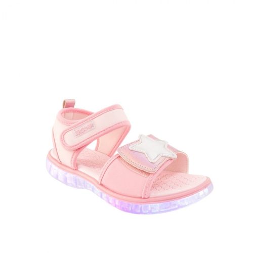 Sandália Infantil Menina Papete Klin Rosa