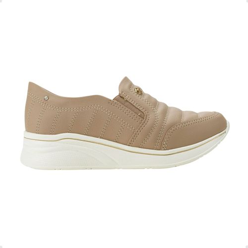 Tênis Moda Feminino Casual Slip On Kolosh Bege