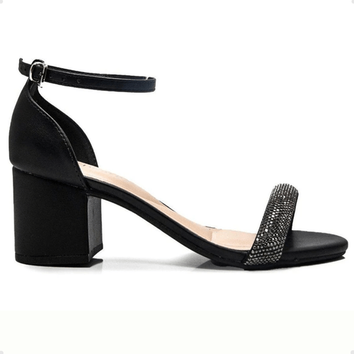 Sandalia Fem Salto Medio Grosso Mariotta  20656-05-