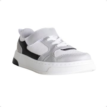 Sapatênis Infantil Enzo Ribeiro Branco E Cinza