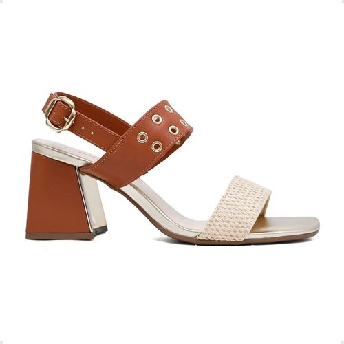 Sandalia Fem Salto Alto Grosso Bebecê  T6079-022-1