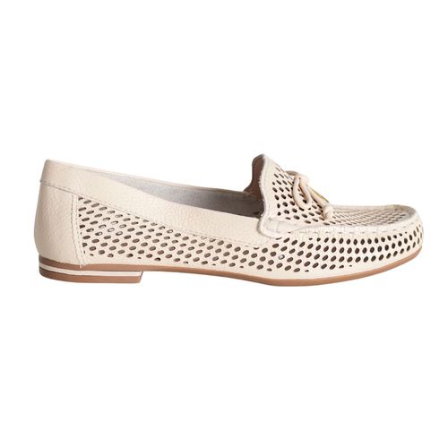 Sapato Feminino Mocassim Luz Da Lua Bege