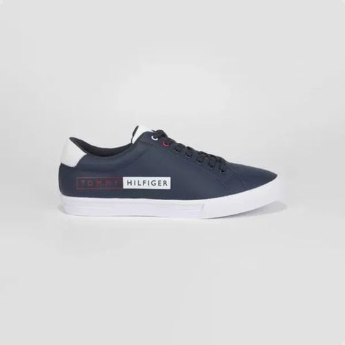Sapatênis Masculino Logo Tommy Hilfiger Azul