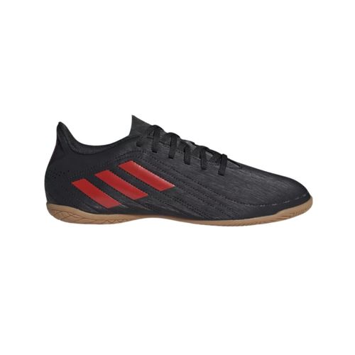 Chuteira Masculina Indoor Adidas Preto E Vermelho