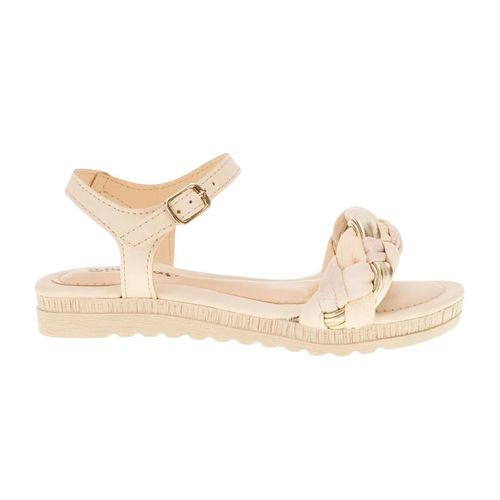 Sandália Infantil Anabela Pink Cats Champagne
