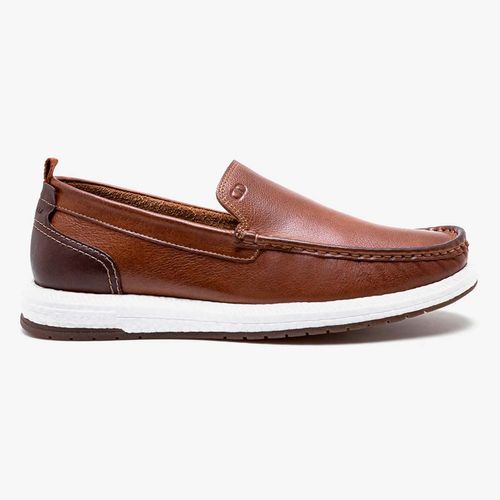 Mocassim Masculino Democrata Easy Flop Pulse Marrom