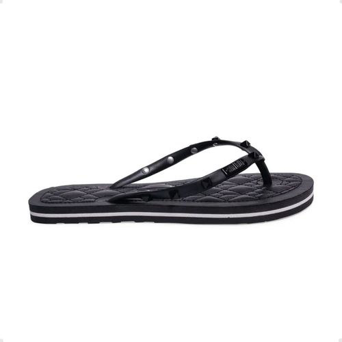 Chinelo Feminino Dedo Santa Lolla Flip Flop Preto