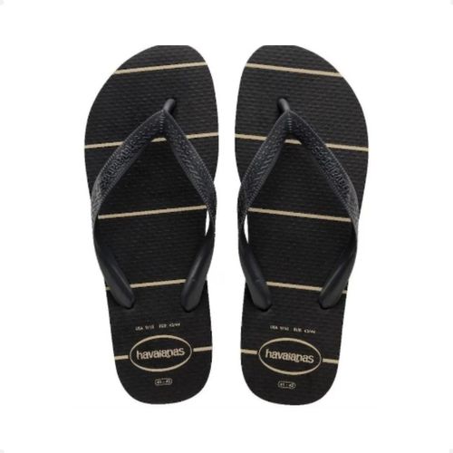 Chinelo Masculino Dedo Havaianas Color Essential Preto