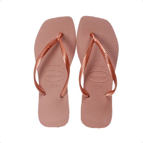 Chinelo Feminino Dedo Slim Square Havaianas Rosa