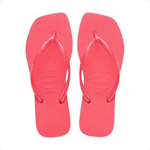 Chinelo Feminino Dedo Slim Square Havaianas Coral