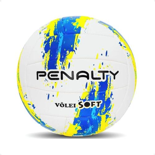 Bola Esportiva Volei Penalty Soft Branco E Azul