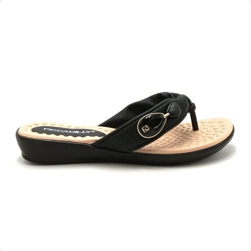 Chinelo Feminino Dedo Piccadilly Preto
