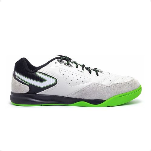 Chuteira Indoor Masculina Topper Dominator Club Branco E Verde