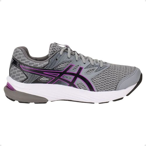 Tênis Running Feminino Asics Gel-Shogun Cinza E Pink