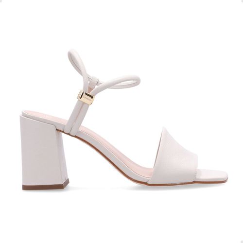 Sandalia Fem Salto Alto Grosso Luz Da Lua  80320012-