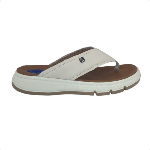 Chinelo Masculino Float Dedo Pegada Branco