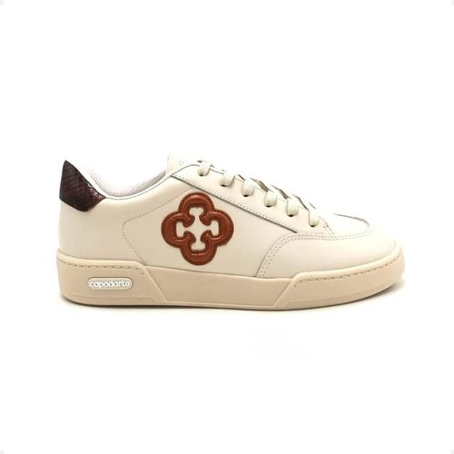 Tênis Moda Feminino Casual Capodarte Bege