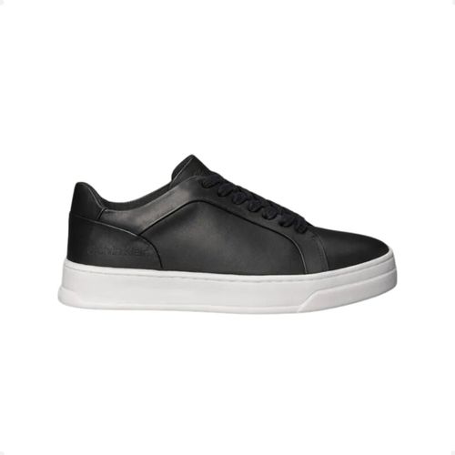 Sapatênis Masculino De Couro Calvin Klein Preto