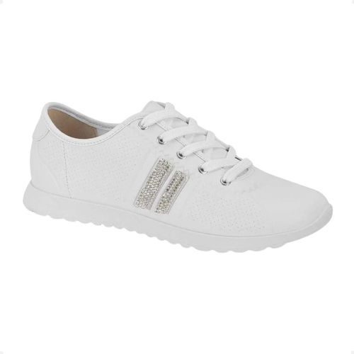 Tênis Moda Feminino Casual. Moleca Branco