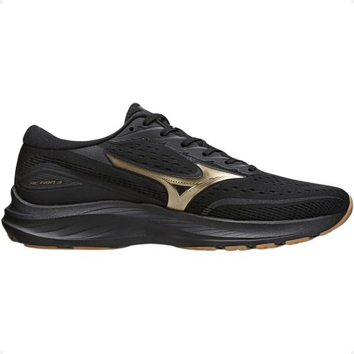 Tênis Masculino Running Mizuno Action 3 Preto